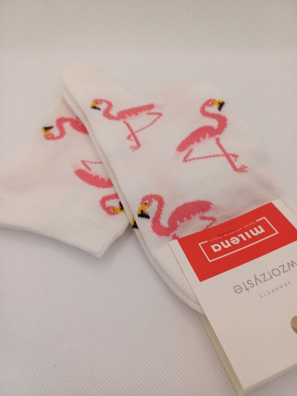 Skarpety Milena 0200-176 Flamingi 37-41