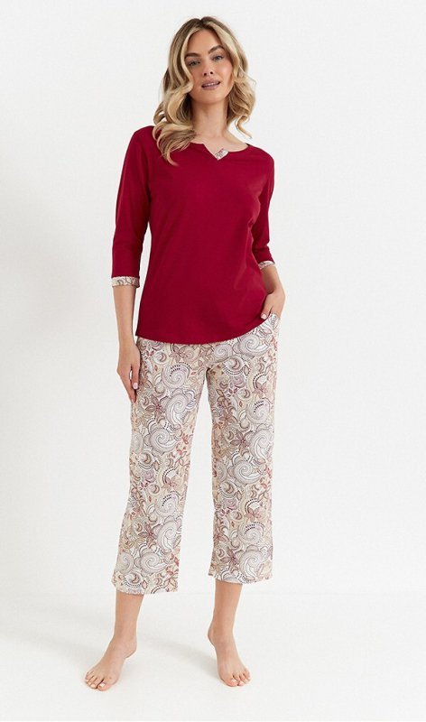 Piżama Cana 487 3/4 S-XL