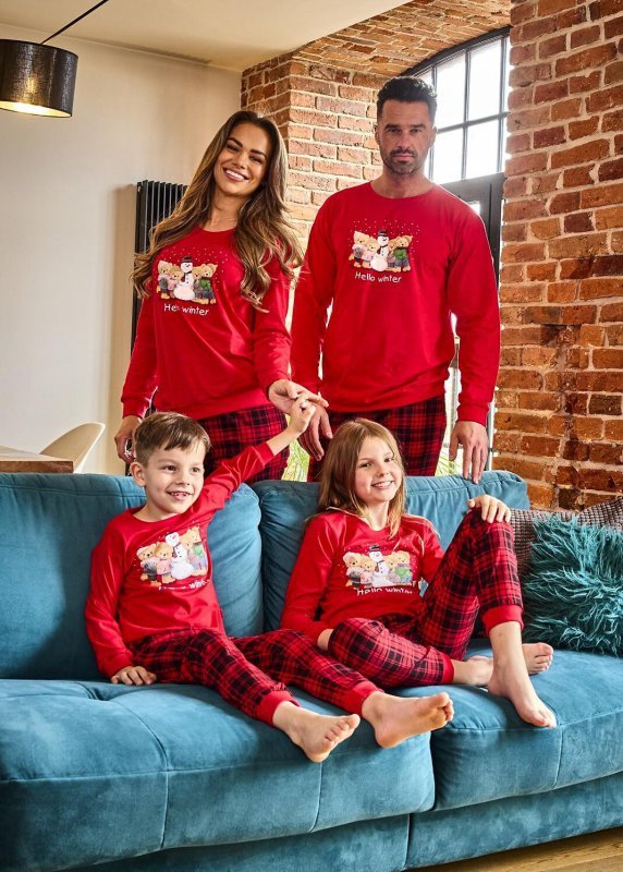 Piżama Cornette Young Girl 592/185 Winter dł/r Christmas 134-164