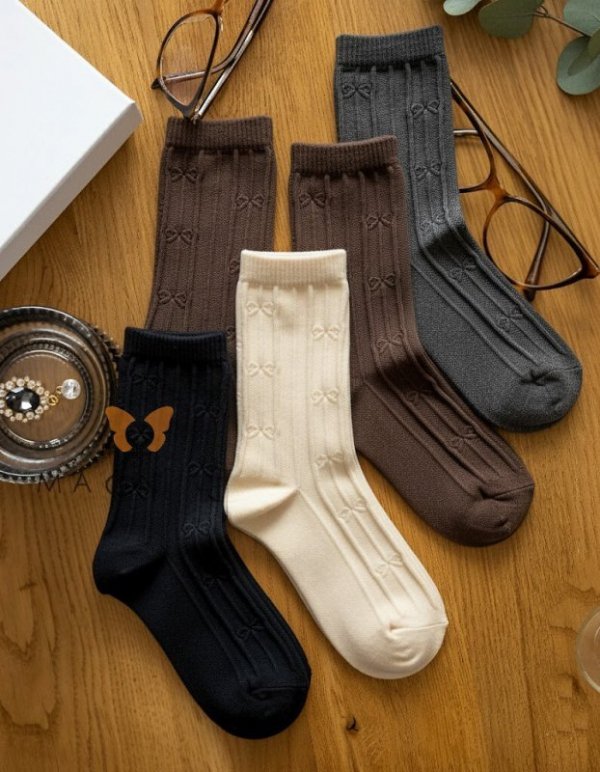 Skarpety Magnetis YN5039 kokardki