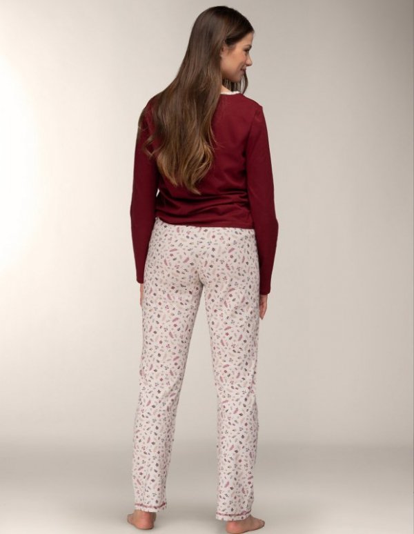 Piżama Mademoiselle Sommeil CC0141 Winter Bloom dł/r S-XL