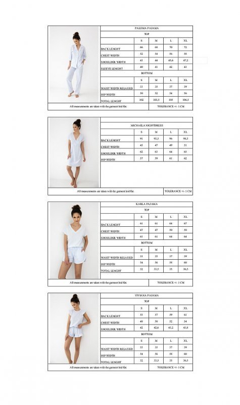 Piżama Sensis Paloma 3/4 S-XL