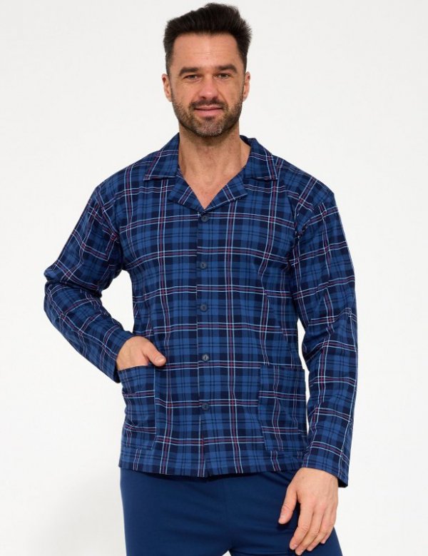 Piżama Cornette 114/84 dł/r 3XL-5XL rozpinana