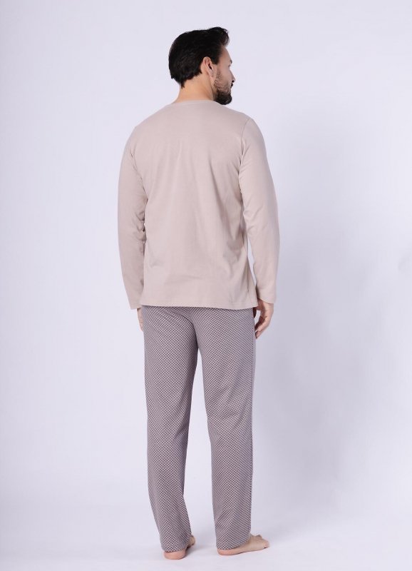 Piżama Hotberg 1752 Mikołaj dł/r M-2XL