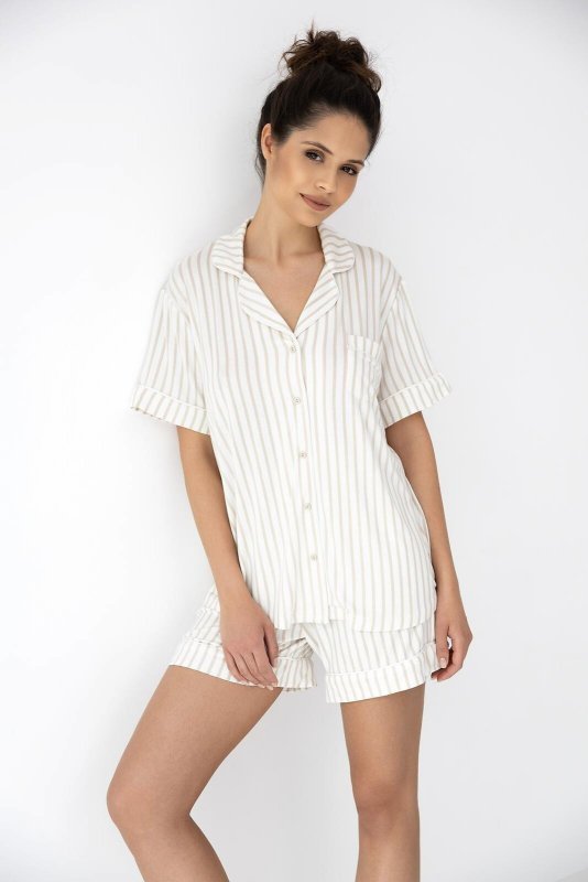 Piżama Sensis Davina kr/r XS-2XL rozpinana
