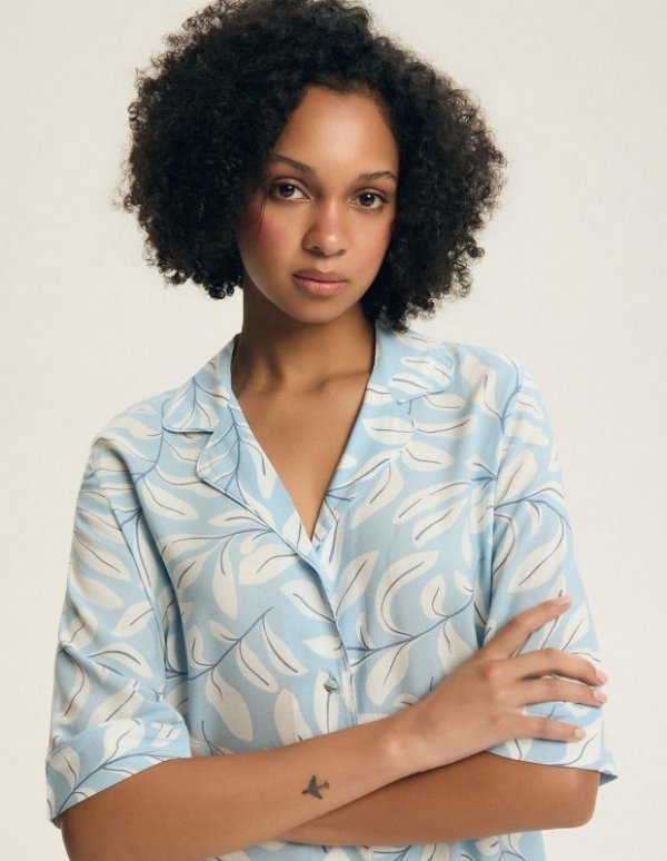 Piżama Henderson Ladies 44482 Estes kr/r S-3XL rozpinana