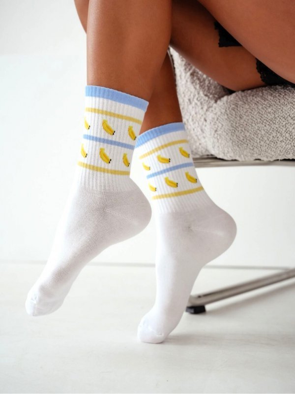 Skarpety Milena 0200-234 Banany 37-41