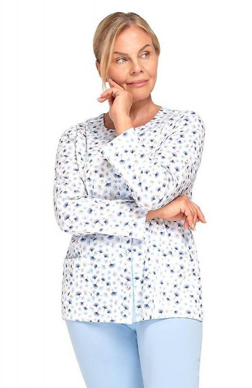 Piżama Martel Maria III 202 dł/r M-2XL damska rozpinana