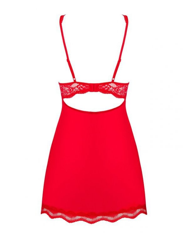 Koszula Obsessive Luvae Babydoll Red S-XL