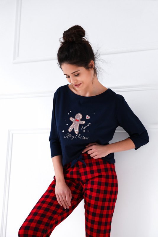 Piżama Sensis Amma 3/4 Christmas S-XL