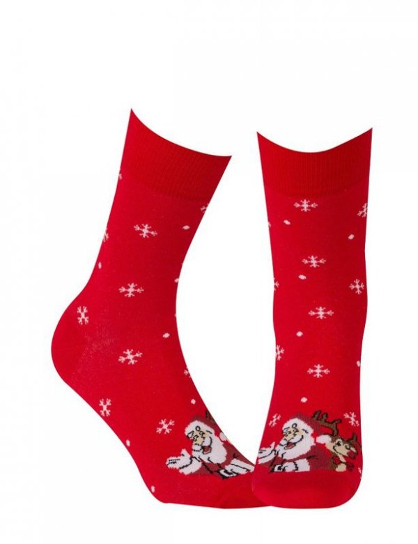 Skarpety Wola U04.155 Merry Christmas 35-46