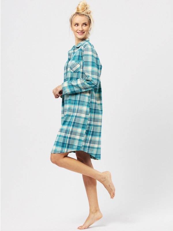 Koszula Key LND 471 B24 Flanela dł/r S-L rozpinana