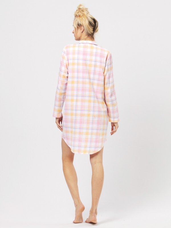 Koszula Key LND 486 B24 Flanela dł/r S-L rozpinana