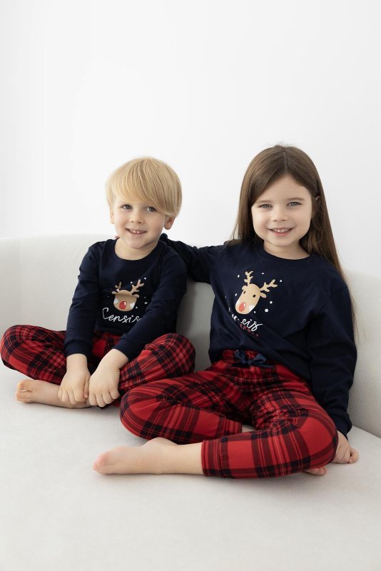 Piżama Sensis Lucy Kids Girl dł/r Christmas 134-152