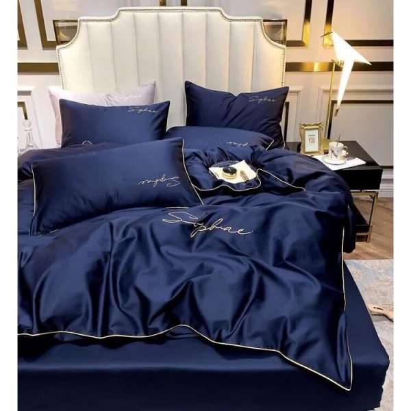 Komplet pościeli Cotton World Mikrowłókno Haft FHL-2599 220x200