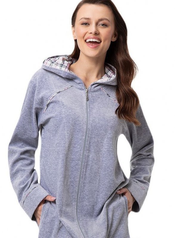  Szlafrok Luna 389 Velour M-2XL Z24 damski - WYSYŁKA 24H