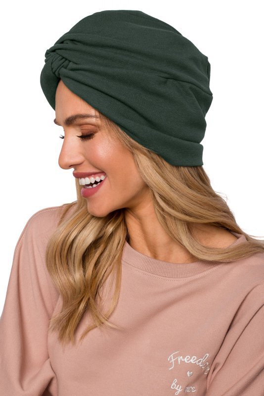  Moe M601 Czapka typu turban - khaki - WYSYŁKA 24H