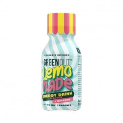 Shot konopny Green Out® Lemonade, Energy Drink + Caffeine