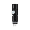 Latarka aluminiowa  3W  (ZOOM,  wtyk  USB)