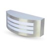Kinkiet Ogrodowy V-TAC E27 Stal Nierdzewna i PC IP44 VT-7680