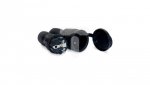 Zestaw EXTREM wtyczka + gniazdo 16A 2P+Z 250V IP54 czarny ZWG-54