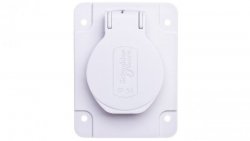 Gniazdo stałe 3P 16A 230V szare IP54 PKS61G