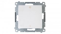 Simon 54 Łącznik dwubiegunowy biały DW2A.01/11