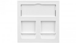 Adapter M45 dla 2xRJ45 biały DTG-2RM RW1 6119292