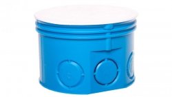 Puszka podtynkowa fi 70 / plytka Z70K niebieska 34036203