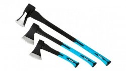 Zestaw siekier z trzonkiem z włókna węglowego 600-2200g Fiberglass 3 sztuki KraftiDele