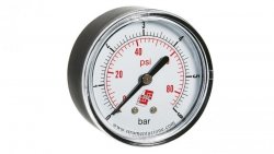 Manometr standardowy z przyłączem tylnym, śr. 40mm, 0-1,6bar, G1/8, M40A.PL002G18
