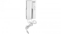 Unifon słuchawkowy 2 przyciski 230V biały DP-2HPR