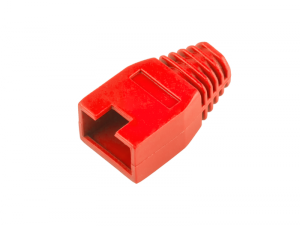 Osłona gumowa wtyku 8p8c RJ45 czerwona