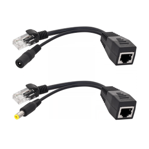 Adaptor PoE- zasilanie przez LAN dla AP, ROUTER czarny E4653