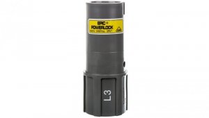 Obudowa gniazda przenośna EPIC POWERLOCK D6 C L3 szara M40 44420220