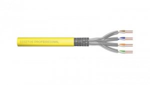 Kabel teleinformatyczny S/FTP kat.7A LS0H drut żółty B2ca DK-1745-A-VH-5 /500m/