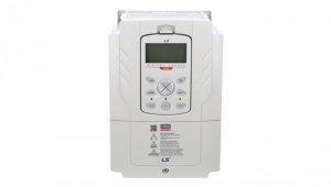 Przemiennik częstotliwości LSIS serii H100 (HVAC) 7,5kW 3x400V AC filtr EMC C3 klawiatura LED LSLV0075H100-4COFN