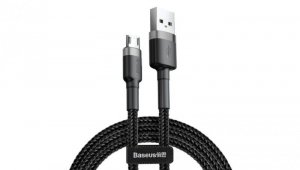 BASEUS Kabel USB 2.0 A / micro-B (wtyk / wtyk dwustronny) Quick Charge 3.0 czarny 3m