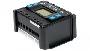 Regulator solarny Kontroler ładowania PWM 30A 12V/24V LCD AZO