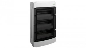 Rozdzielnica natynkowa hermetyczna 3x12 modułów 535x319x144mm drzwi przezroczyste z listwą N+PE IP65 NOARK