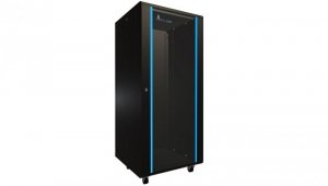 Szafa rack stojąca Extralink 27U 600x600 Czarna