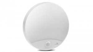 Lampa LED z czujnikiem ruchu Maclean, na podczerwień, kolor biały, 10W, IP44, barwa naturalna biała (4000K), 900lm, MCE357 W