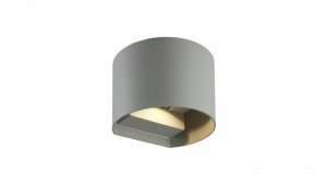 LED line LITE Kinkiet zewnętrzny LED aluminium 2x3W 3000K IP54 szary CILINDER 3 lata gwar.