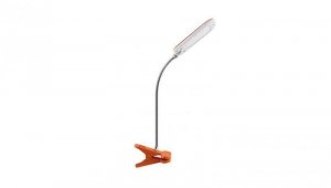 Lampka biurkowa do czytania klips nocna DORI LED 6W pomarańczowa CLIP 02865 STRUHM