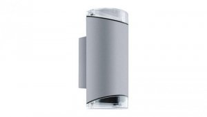 Lampa kinkiet ogrodowy elewacyjny KASJAN 2xGU10 szary 03559 STRUHM