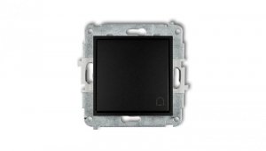 ICON Mechanizm łącznika zwierny dzwonek czarny mat 12IWP-4
