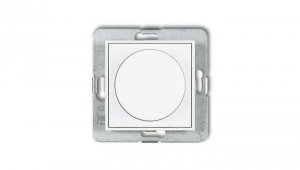 ICON Mechanizm elektronicznego regulatora oświetlenia przyciskowo-obrotowego do lamp LED biały mat 25IRO-2