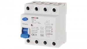 RÓŻNICÓWKA B WALLBOX EV 40A RÓŻNICOWOPRĄDOWY 300mA WR10 40/4/300/B
