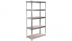 Regał magazynowy metalowy szafka 175 kg x5 180x90x40cm GreenBlue, ocynk, rozkładany, MDF, GB378