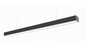 Oprawa liniowa zwieszana LED line PRIME FUSION czarna 20W 4000K 130lm/W 2600lm IP20 5 lat gwar.